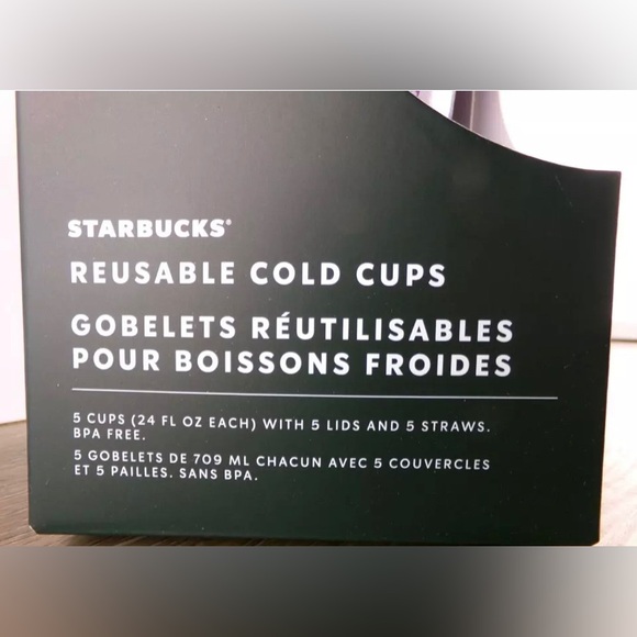 Set of 5 Starbucks Summer 2024 Dome Lid Reusable Cold Cups 24oz Each 🆕 - Picture 4 of 7